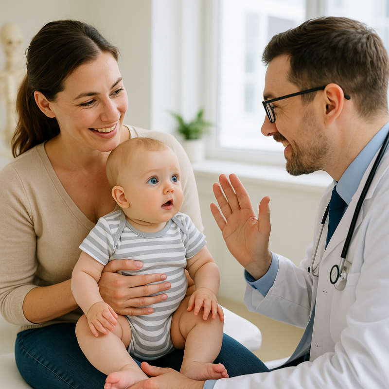 غلت زدن و چهاردست و پا رفتن نوزاد (1)